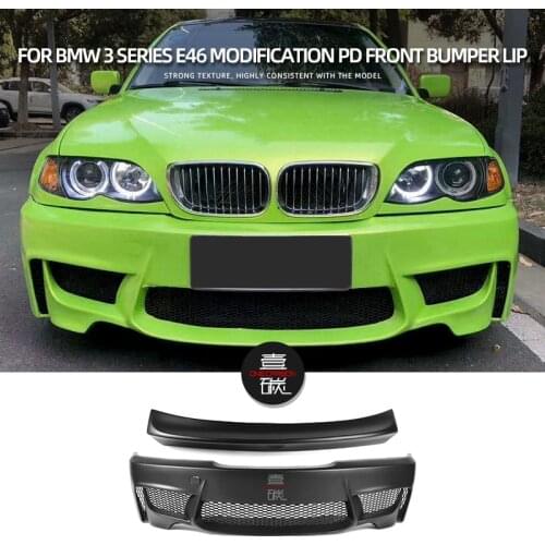 AUTO Car FRP Bumper Lip For BMW 3 Series E46 Modification PD Front Bumper Lip