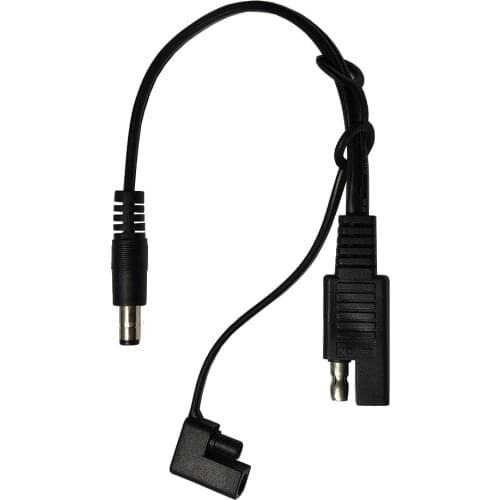 JKM 12V DC Power to SAE 20cm 18AWG Cord for Motorcycle charging 2.1mmx5.5mm 2 Pin Quick Disconnect SAE Connector Wire Harness