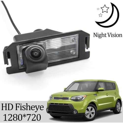 Owtosin HD 1280*720 Fisheye Rear View Camera For Kia Soul (AM)(PS) 2008-2019 Car Vehicle Reverse Parking Accessories