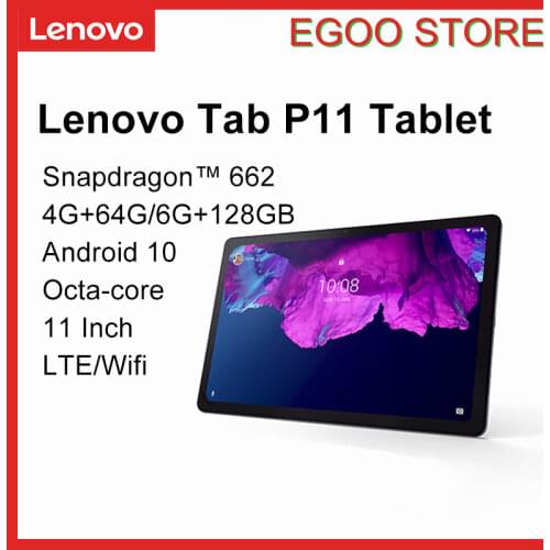Global Firmware Lenovo Xiaoxin Pad 11 inch LTE Verison 2K LCD Screen Snapdragon Octa Core 6GB RAM 128GB ROM Tablet Android 10