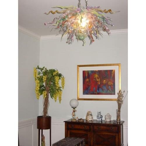 Free Air Freight Home Office Lamp Best Pretty Glass Ceiling Chandelier