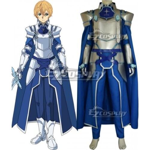 Sword Art Online Alicization SAO Eugeo Battle Suit Uniform Halloween Adult Set Party Outfit Cosplay Costume E001