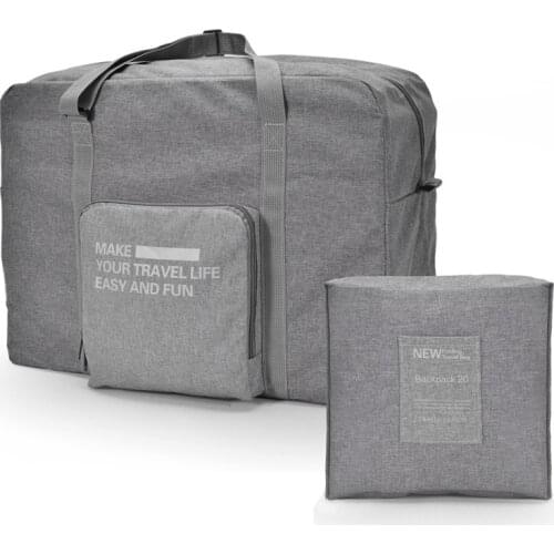 Local stock New Waterproof Foldable Travel Storage Luggage Carry-on Organizer Hand Shoulder Duffle Bag