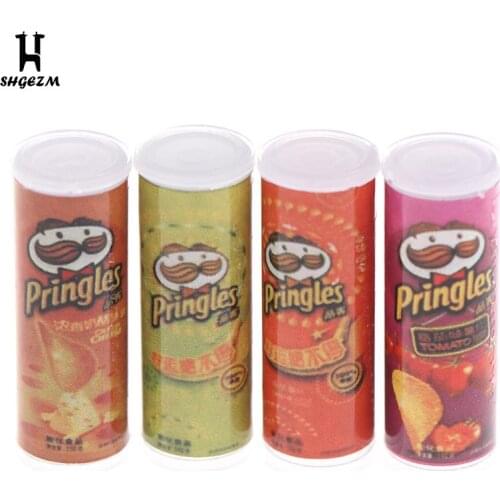Dollhouse Miniature Food Potato Kitchen Food For Dollhouse Decals Chips Bottles Dolls For Kids Gift
