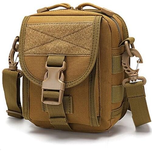 Mens Outdoor Sports Bag Camping Hiking Multi-function Tactical Pouch Climbing Mini Backpack Shoulder Bag