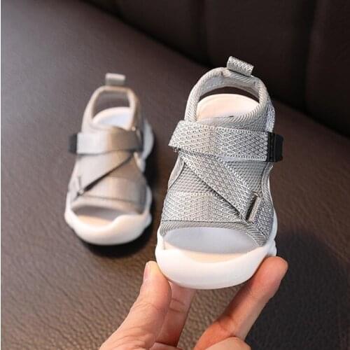 Baby comfortable sandals summer new boy girls beach shoes kids casual sandals children fashion sport sandals size 21-25