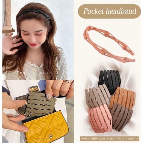 Unisex Alice Hairband Headband Men Women Sports Hair Band Hoop Metal Hoop Double Bangs Hairstyle Hairpin Hair Accessories