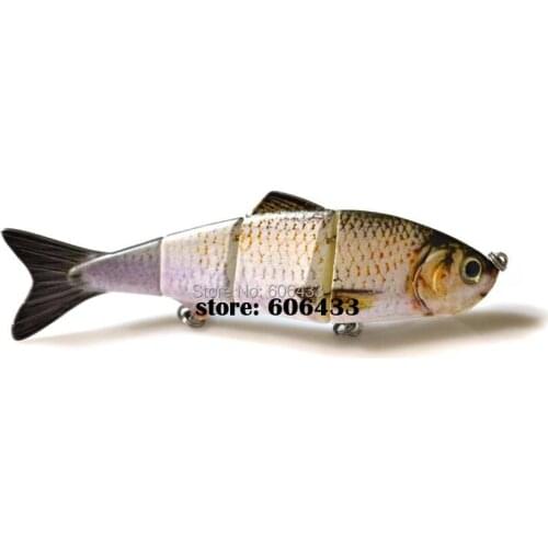 Deep sea Fishing Fish Multi section Lure 4 Segment Swimbait Crankbait hook Tackle Slow 15cm/35g 8012-FL4BLM01 Free shipping