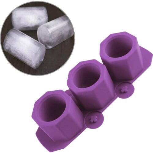 DIY Mold Silicone Multifunction Handicrafts Mould Non-stick Heat-resistant Polygonal Ice Cube Mold for Cake Flowerpot
