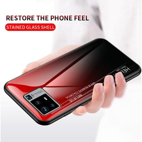 Glass Case For Xiaomi Mi 11 Pro 5G Xiaomi11 Case Soft Silicone Bumper with Glass Hard Back Cover For Xiaomi Mi 11 Mi11 Fundas