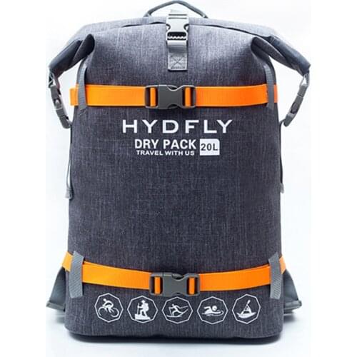 20L Outdoor Waterproof Swimming Bag Bucket Dry Sack Storage Bag Rafting Sports Kayaking Travel Waterproof Backpack XA182Y