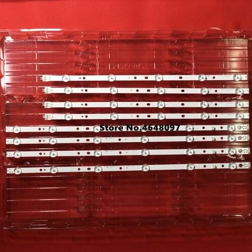 1set=8 pcs LED Strip For Samsung_2014SVS_48_MEGA_3228_L_5LED_REV1.2 2014SVS_48_MEGA_3228_R LM41-00091E LM41-00090Z