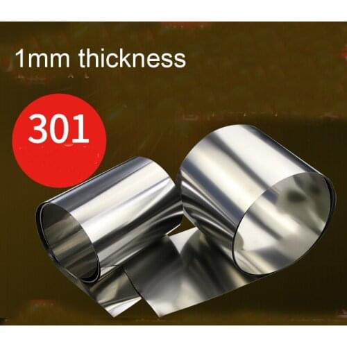 1mm thick sus 301 Stainless Steel Band ss301 Strap 301 Stainless Steel Spring Sheet 30301 S30100 X5CrNi17-7 X3CrNi17-8