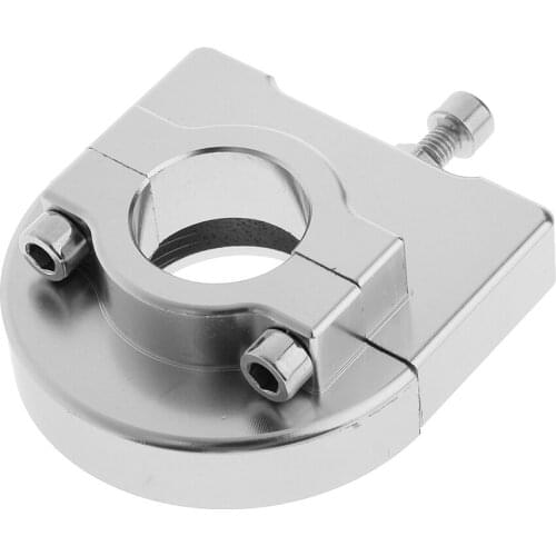 Universal CNC Alloy Accelerator Throttle Handle Bar Grip 7/8" Silver