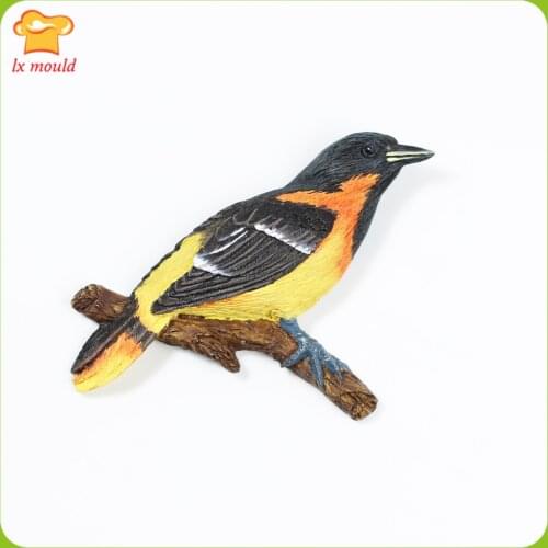 World Famous Bird Silicone MOID Polymer Clay Mould Fondant Cake Decoration Chocolate Tool