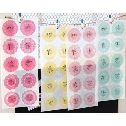 1pcs/lot NEW sweet lace waterproof PVC stickers / Decoration label/ DIY Multifunction