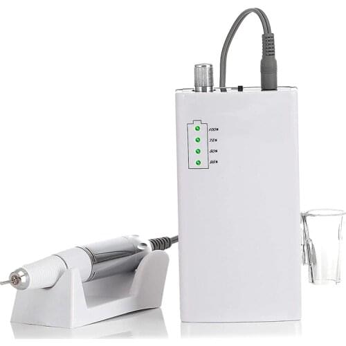 30000rpm Cordless Portable Electric Nail Drill Machine kits Rechargeable e file Nail drill Manicure Pedicure Set for Salon Use