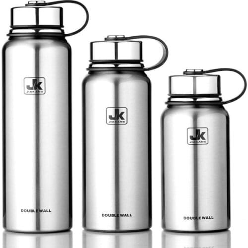 610/800/1100/1500ML Portable Large Capacity Stainless Seel Thermos Bottle Outdoor Sports Vacuum Flask Water Bottles With Handle