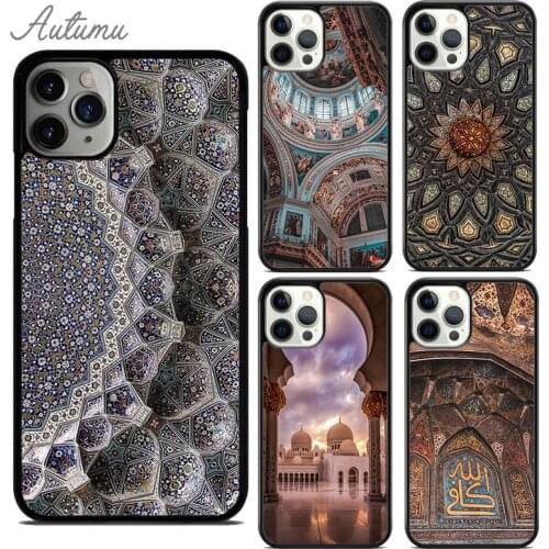 Islam Muslim Mosque Phone Case for iPhone 11 12 Pro Max mini X XR XS SE 2020 5 6S 7 8 Plus Samsung Galaxy S8 S9 S10 Cover shell