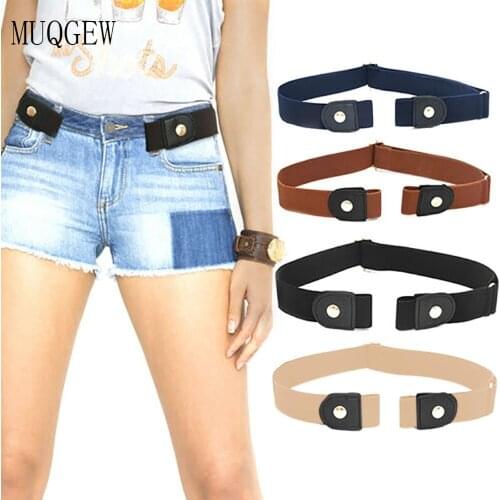 Elastic Belts For Women waist belt Without Buckle Easy Belt Women girls belt jeans