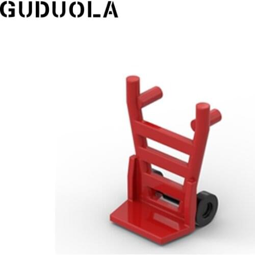 Guduola Special Bricks Figure Hand Truck with Wheels (2495) MOC Building Block Toys Parts 4pcs/LOT