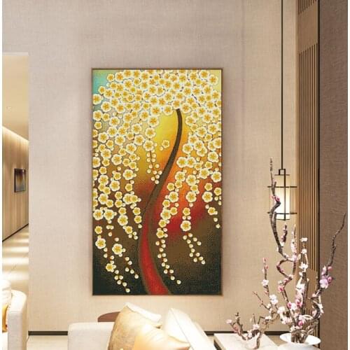 Joy Sunday Dream tree 14CT 11CT Cross Stitch DIY Needlework Sets Home Decor Abstract the scenery DMC Embroidery Sets Home Decor