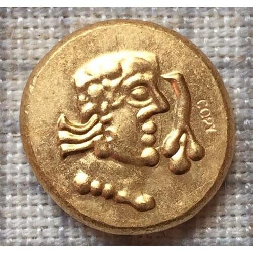 24-K gold plated 620-640 years coin COPY