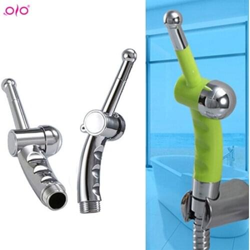 OLO Plastic Plating Bidet Faucets Rushed Anal Douche Shower Cleaning Enemator Enemas Anal Cleaner Butt Plugs Tap