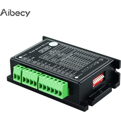 Aibecy B1206 Full/Half Step Driver 2-Phase Stepper Motor Driver Driving Voltage 20V-120VDC Current 6A