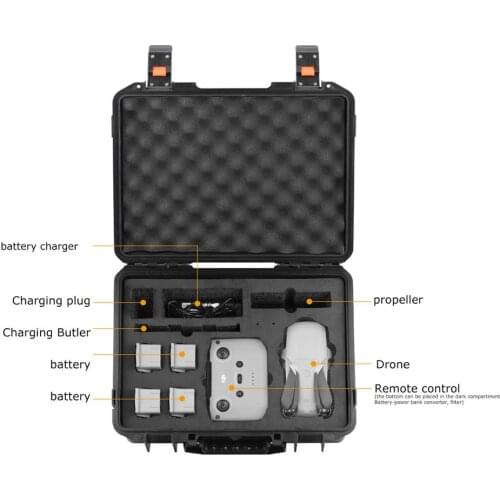 Portable Handbag Storage Bag For DJI Mavic Air 2/Air 2S Four-axis Drone Storage Box Explosion-proof Case Waterproof Shockproof