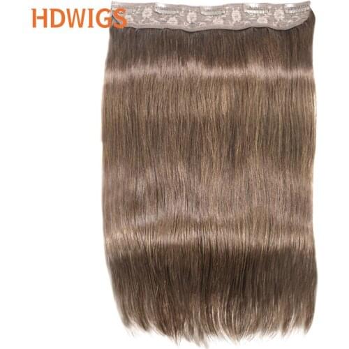Hair Straight Clip In Human Hair Extensions #1#1B #4 #8 #613 #27 #32 Remy Hair 5 Clips in 1 piece Human Hair
