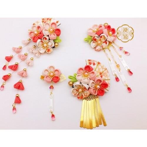 Traditional classical Hair accessories Photo shoot bridal headdress Japanese-style hair accessories