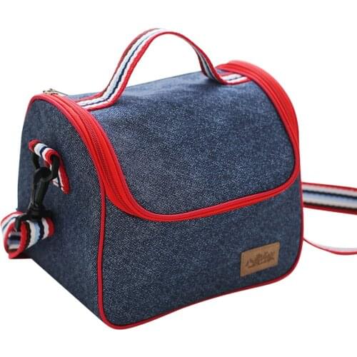 Womens insulated refrigerated lunch bag picnic lunch box fresh-keeping bag childrens lunch bag fruit food fresh-keeping bag