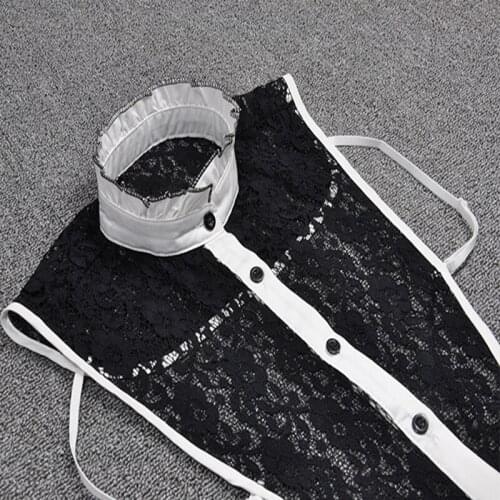 New fashion stand collar wild lace embroidery women accessories sexy fake collar flower sweater alley sweater cotton fashion