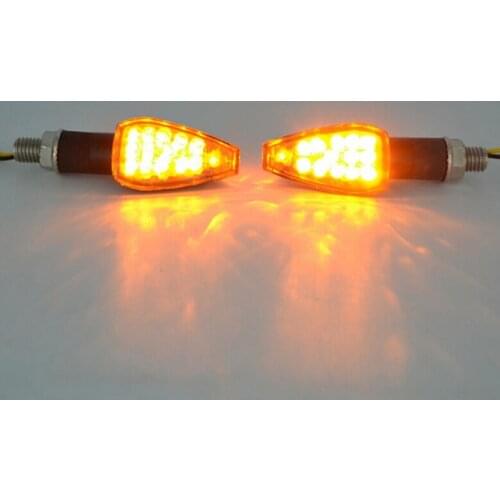 1PC Motorcycle Front&Rear Turn Signal Lights Steering lamp Super bright waterproof LED Steering light