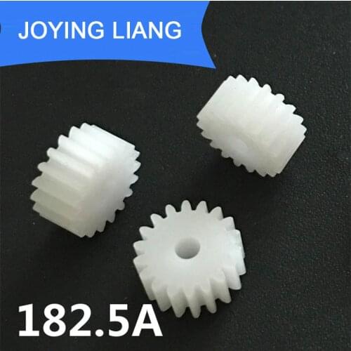 182.5A 0.5M Rack Gear 18 Teeth Hole 2.5mm Tight DIY Model Toy Motor Parts Pinion Accessory 10pcs/lot