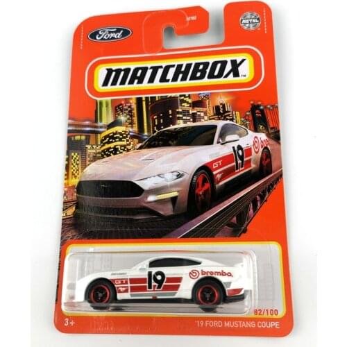 2021 Matchbox Cars 19 FORD MUSTANG COUPE 1/64 Metal Diecast Collection Alloy Model Car Toy Vehicles