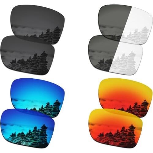 SmartVLT 4 Pairs Polarized Sunglasses Replacement Lenses for Oakley Holbrook Metal - 4 Colors