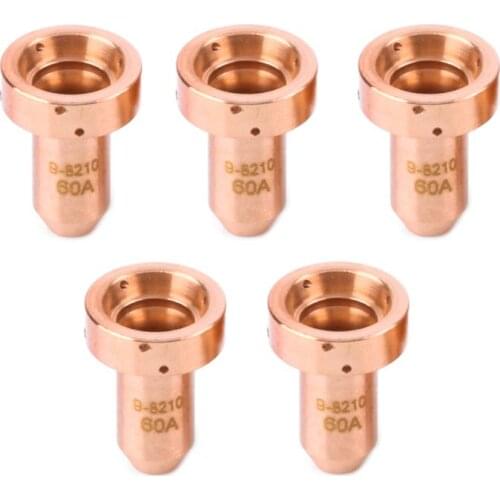 5pcs 9-8210 Plasma Cutting Torch Nozzle 60Amp Tip For SL60 SL100 Consumable Part