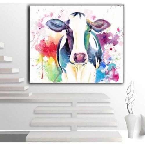 5D DIY diamond painting animal colorful lion owl horse tiger cow diamond embroidery cross stitch full diamond mosaic art mura