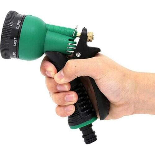 8 Pattern Garden Water Gun Hose Nozzle Mutifunctional Household Car Washing Yard Water Sprayer Pipe Tube Nozzle Sprinkle Tools
