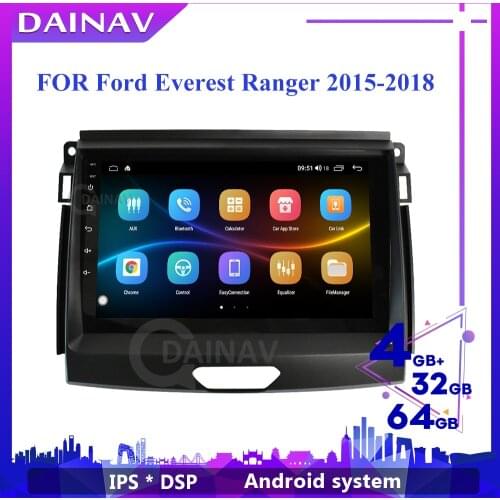 Android Car 10 inch Multimedia DVD Player For Ford Everest Ranger 2015-2018 Auto Radio Stereo Head unit