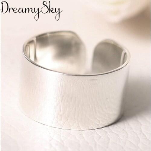 Original Design Bohemian Big Smooth Ring For Women Fashion Open Finger Rings Female Boho Jewelry