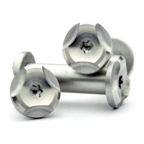 Diy Knife material Making knife Handle screw Folding Knife rivet Plum flower sharp 12 size Straight knife folding nut