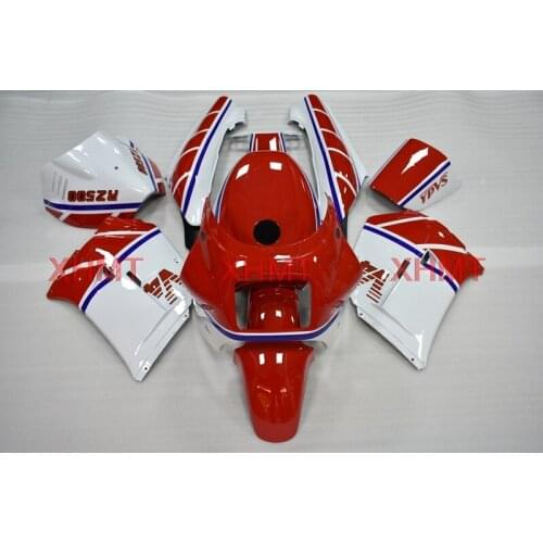 For Yamaha RZV500 1985 Abs Fairing RZV 500 85 Motorcycle Fairing for Yamaha RZV500 85 White Red Racing Full Body Kits