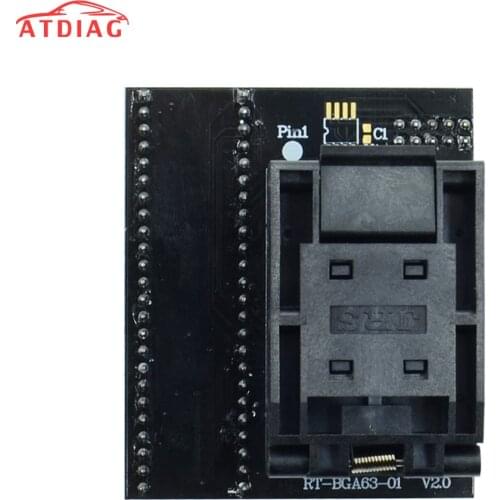 Best BGA63 Adapter Fro RT809H V2.0 EMMC NW267 RT-BGA63-01 Adapter For RT809H Programmer 9*11 Limiter Frame