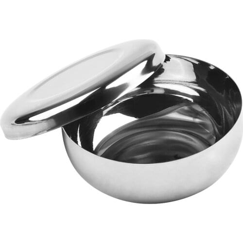 Stainless Steel Rice Bowl Dish Korea Warm Bowl Traditional Bowl Cooking Bowl Home Kitchen Baking Accessories With Lid