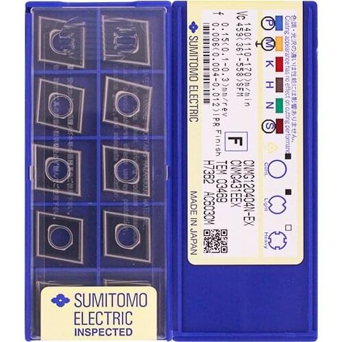 Original Carbide Insert CNC CNMG120404N Stainless Steel and Cast Iron Metal Lathe Tools