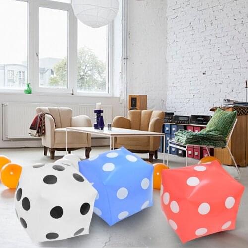 Super Big 30cm Dice Colorful Giant PVC Dice Six Sided Game Toy Party Playing School Kids Funny Outdoor Inflatable Dice