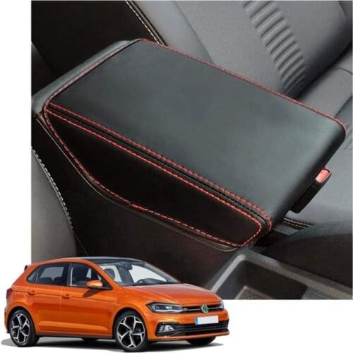 Car Armrest Box Cover Car Central Control Armrest Storage Box Pad for MK6/Ibiza Typ 6F/Arona SUV